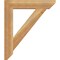 Ekena Millwork Traditional Slat Rough Sawn Bracket, Western Red Cedar, 4"W x 24"D x 28"H BKT04X24X28TRA06RWR - alternate 3